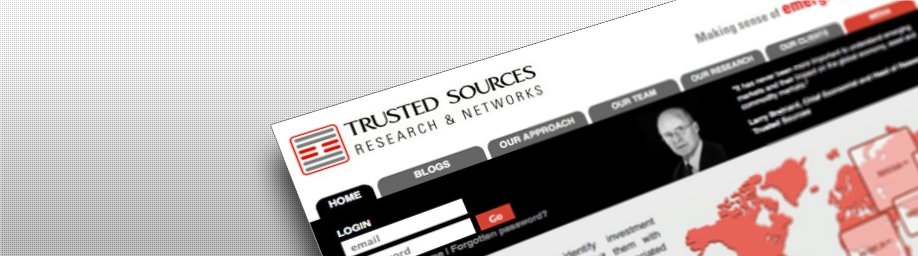 TRUSTEDSOURCES UK website